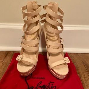 *NEW* Christian Louboutin Nude High Heel Sandal